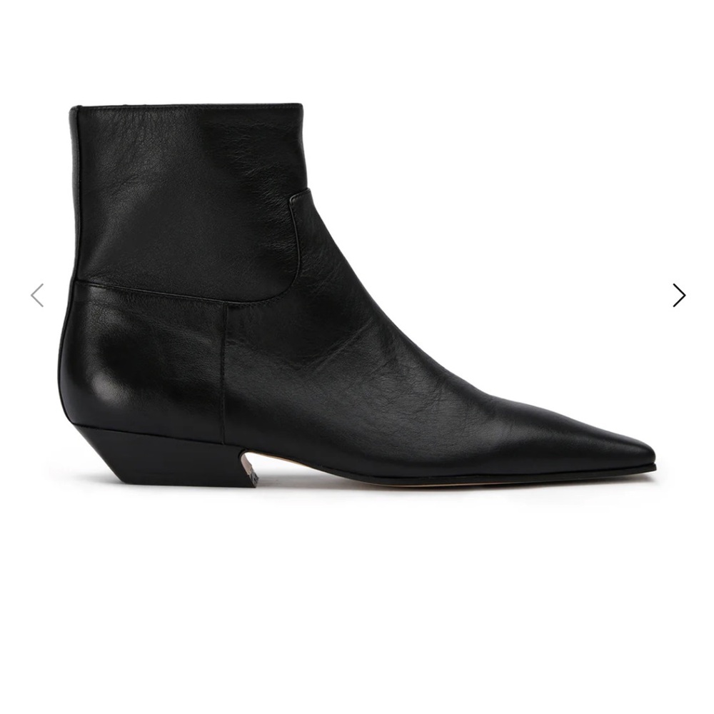 Tony Bianco Black Leather Ankle Booties
